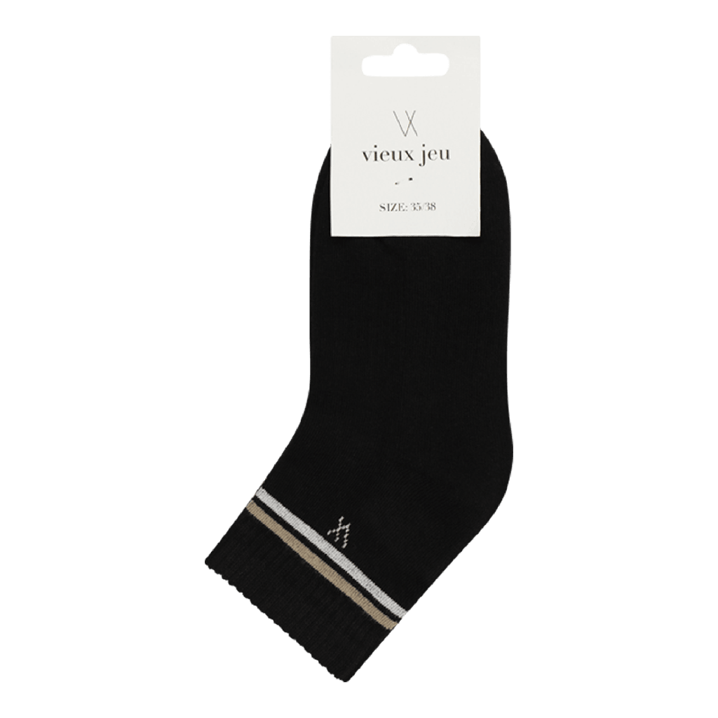 [01-Mel-Mid-BS-35] Mel Mid Socks (Black, 35-38)
