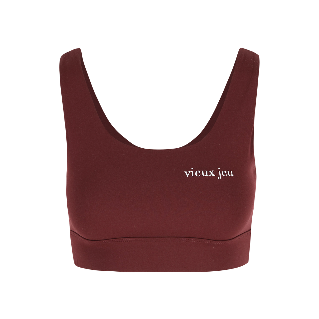 [01-Bea-Bu-XS] Bea Bra (Burgundy, XS)