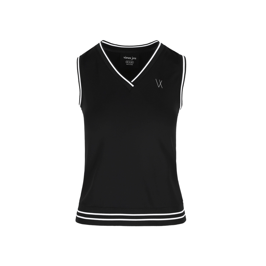[01-Emma-Mono-B-XS] Emma Top Mono (Black, XS)
