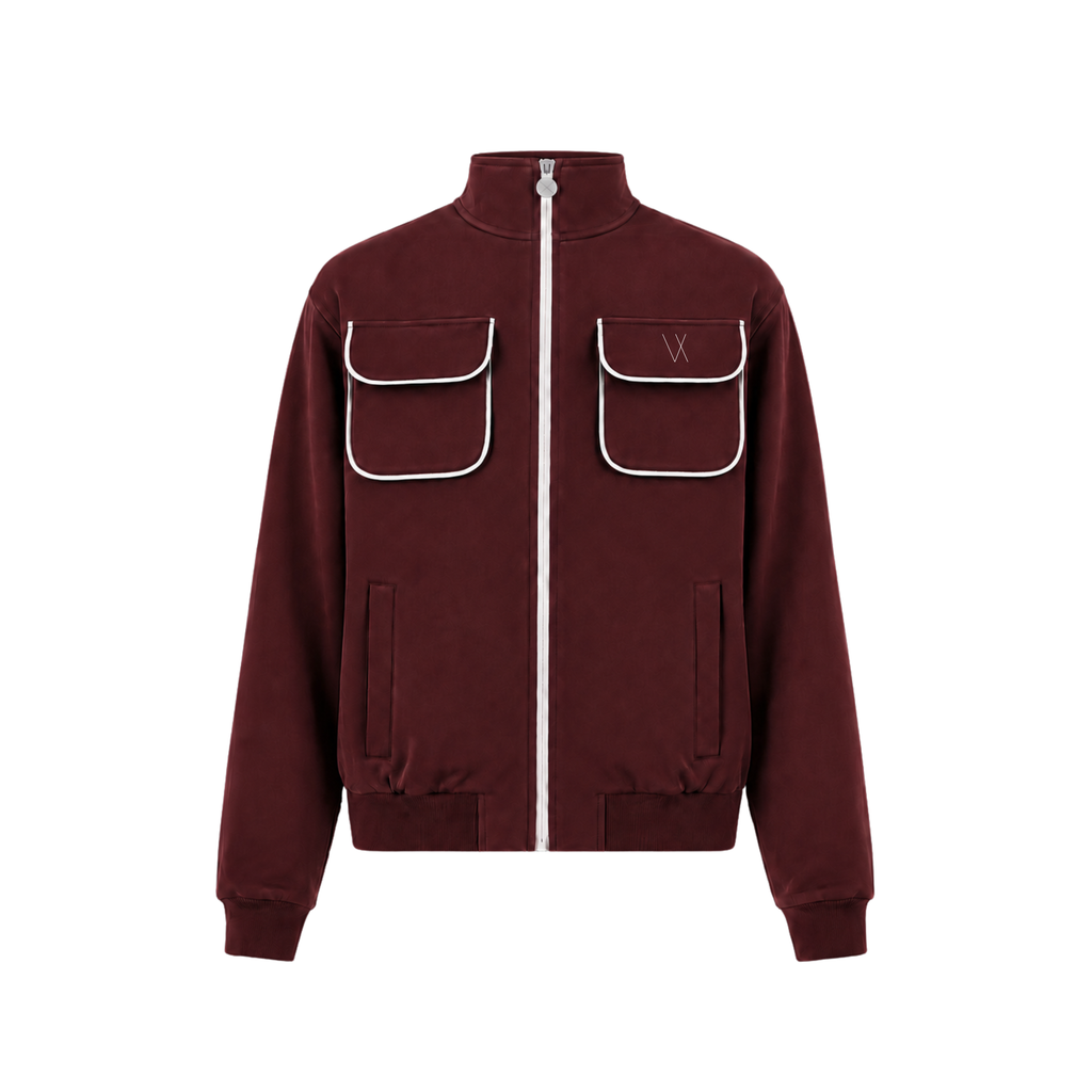 Maxime Jacket (Burgundy, XS)
