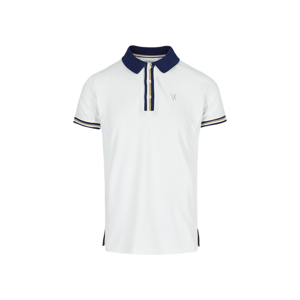 [01-Sven-White-XS] Sven Polo (White, XS)